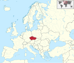 Mapa de Czechia