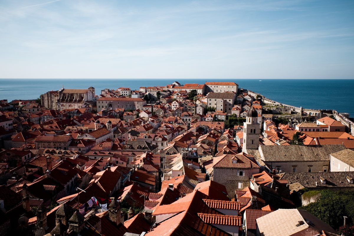 panorama of Dubrovnik rooftops