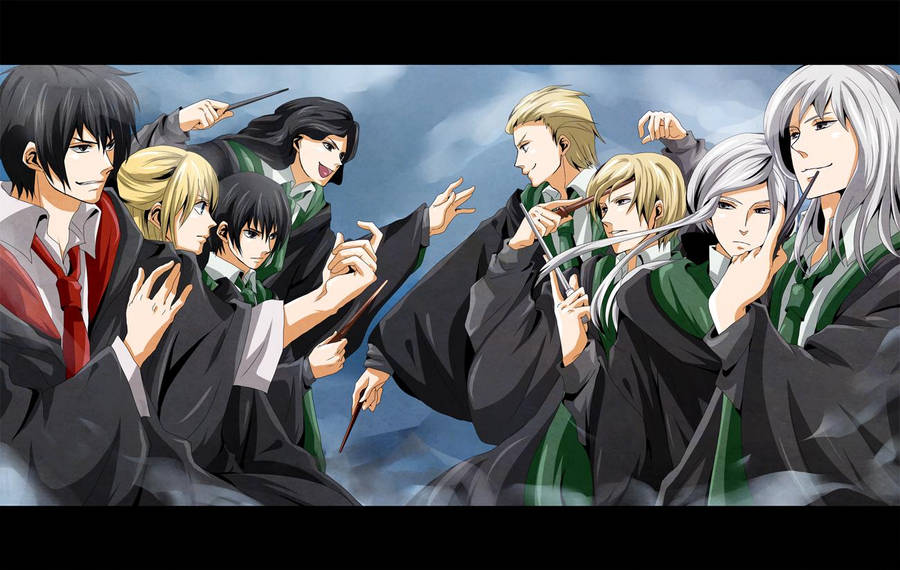 Anime Harry Potter Papel de Parede