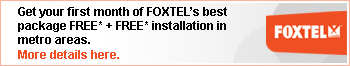 Let Foxtel entertain you with *FREE install & $10 off with Easy Start
