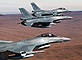 F-16 Fighting Falcons in Formation