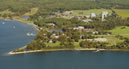 Aerial view of St. Mary's College of Maryland campus