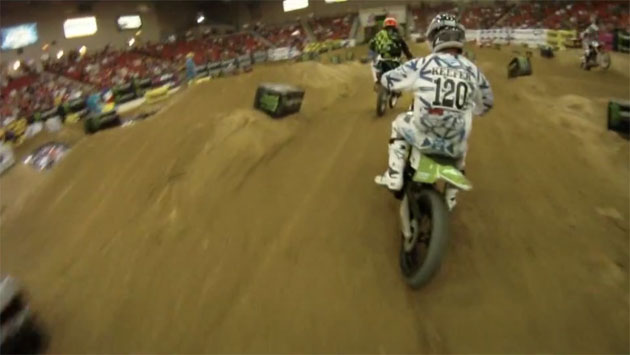 Trevor Doniak vs Kris Keefer at AMA Mini Moto SX