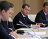 Дмитрий Медведев во время видеоконференции с регионами по вопросам ЖКХ