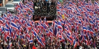 Thailand on edge as protesters seek to block election process