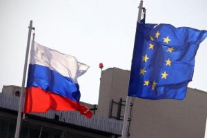[фото] флаги ЕС и России