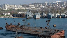 Корабли в Стрелецкой бухте Севастополя. Архивное фото