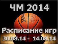 Расписание матчей чемпионата мира по баскетболу 2014 среди мужчин