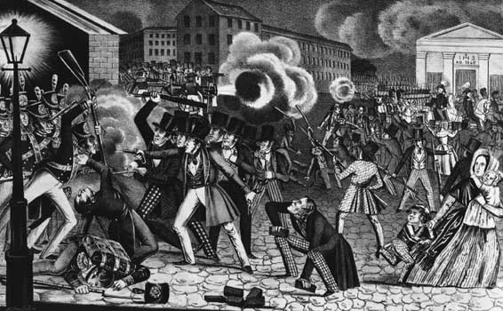 Philadelphia: riot in 1844