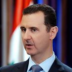 Syriens Präsident Bashar al-Asad in einem früheren Interview.