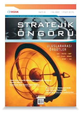 Stratejik Öngörü Dergisi Sayı: 10