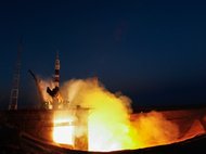 Запуск пилотируемого корабля «Союз ТМА-07М» с Байконура 19 декабря 2012 г.