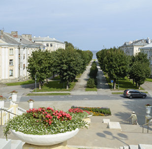 Приморский бульвар в Силламяэ