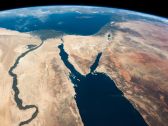 A view of the Middle East from the International Space Station
