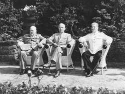 Churchill, Winston; Truman, Harry; Stalin, Joseph