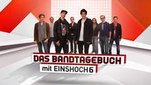 Logo des Bandtagebuch mit der Band EINSHOCH6