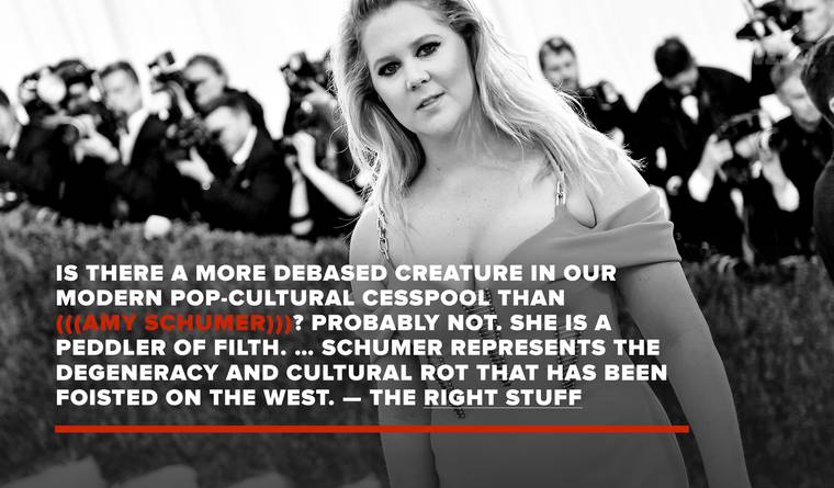 A 'Right Stuff' blog post about "deranged creature" Amy Schumer