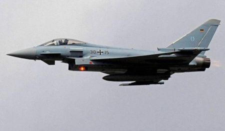 В течение этой недели истребители ВВС Германии Eurofighter будут проводить тренировочные полеты над Эстонией