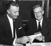 Gough Whitlam and Arthur Calwell, 1960