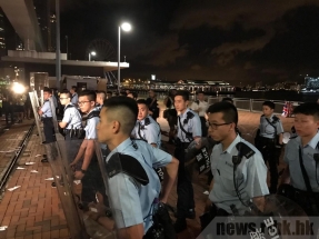 Protesters cleared from land ahead of PLA transfer