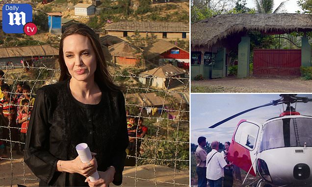 Angelina Jolie's Cambodia charity headquarters are just shacks with no running water and