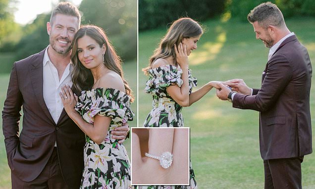 DailyMailTV host Jesse Palmer gets engaged to his model girlfriend Emely Fardo
