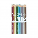  Modern Metallics Colored Pencils