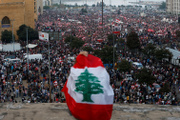 Manifestation à Beyrouth, le 20 octobre 2019.