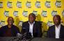 The ANC's Ace Magashule, Cyril Ramaphosa and David Mabuza. Picture: Ihsaan Haffejee/EWN