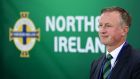 Michael O’Neill has stepped down as Northern Ireland manager after eight and a half years in the role. File photograph: PA