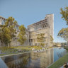 An artist's impression of the new Powerhouse Museum in Parramatta. 