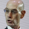 The Chinese government has denied claims by NBA commissioner Adam Silver (above) that he was asked to fire Houston Rockets general manager Daryl Morey.