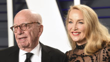 Rupert and Jerry Murdoch at the Vanity Fair Oscar's party in February 2018.