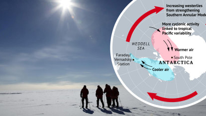 'Nowhere to hide': South Pole warms up with climate change a factor