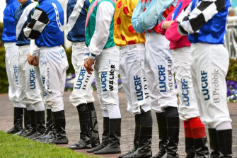 Jockeys have been subject to strict coronavirus protocols to keep the industry going.