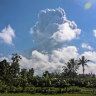 Indonesian volcano spews ash in eruption