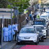 Residents lined up for COVID-19 tests in the Balmain Rozelle areas of Sydney on Friday