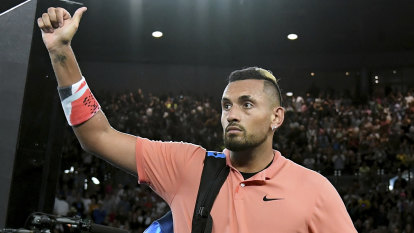 Rehabilitated Kyrgios going it alone for the fans? Now that's audacious