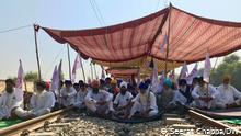 Indien Protest von Landwirten