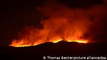 Feuer auf dem Kilimandscharo (Thomas Becker/picture alliance/dpa)