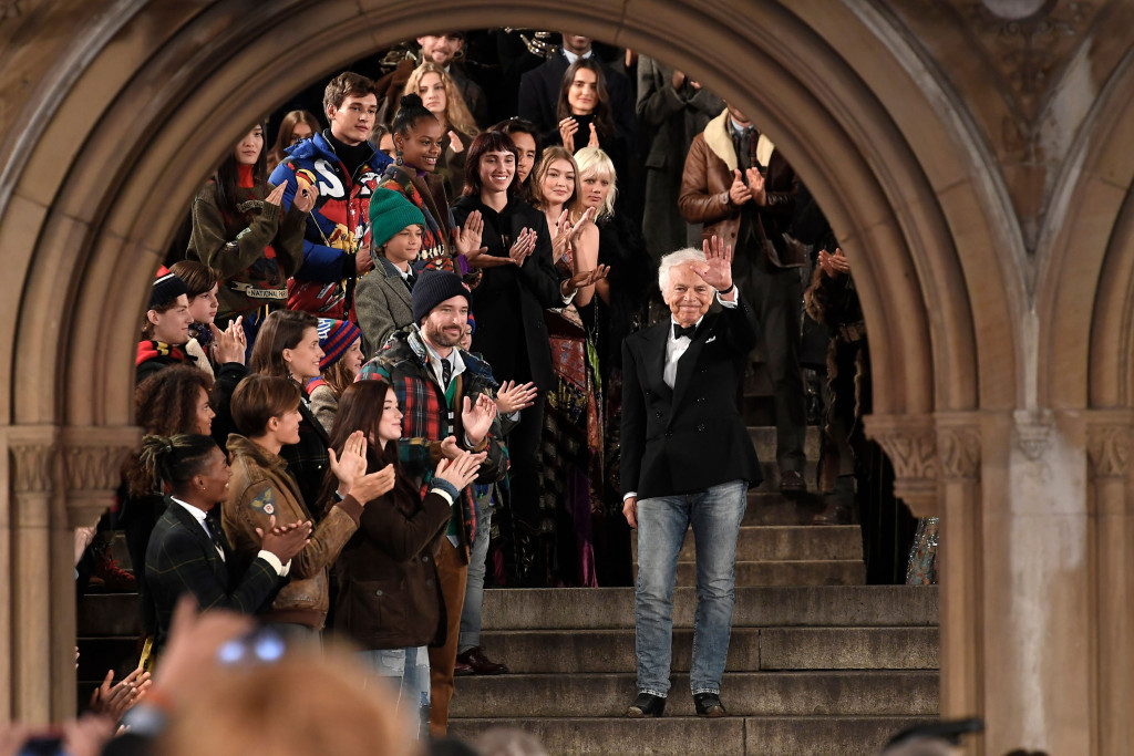 Ralph Lauren at his Spring 2019 RTW show.