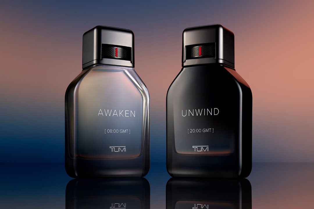 Tumi men’s fragrances Awaken [08:00 GMT] and Unwind [20:00 GMT].