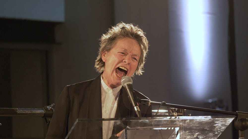 Laurie Anderson, Performa 17 Gala opening night. Photo © Paula Court.