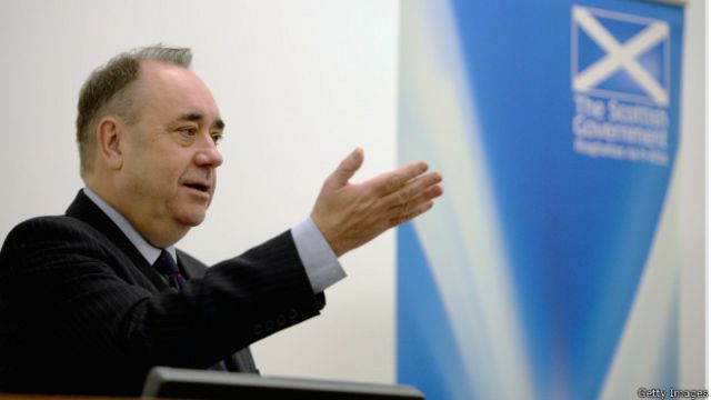Первый министр Шотландии, лидер SNP Алекс Салмонд