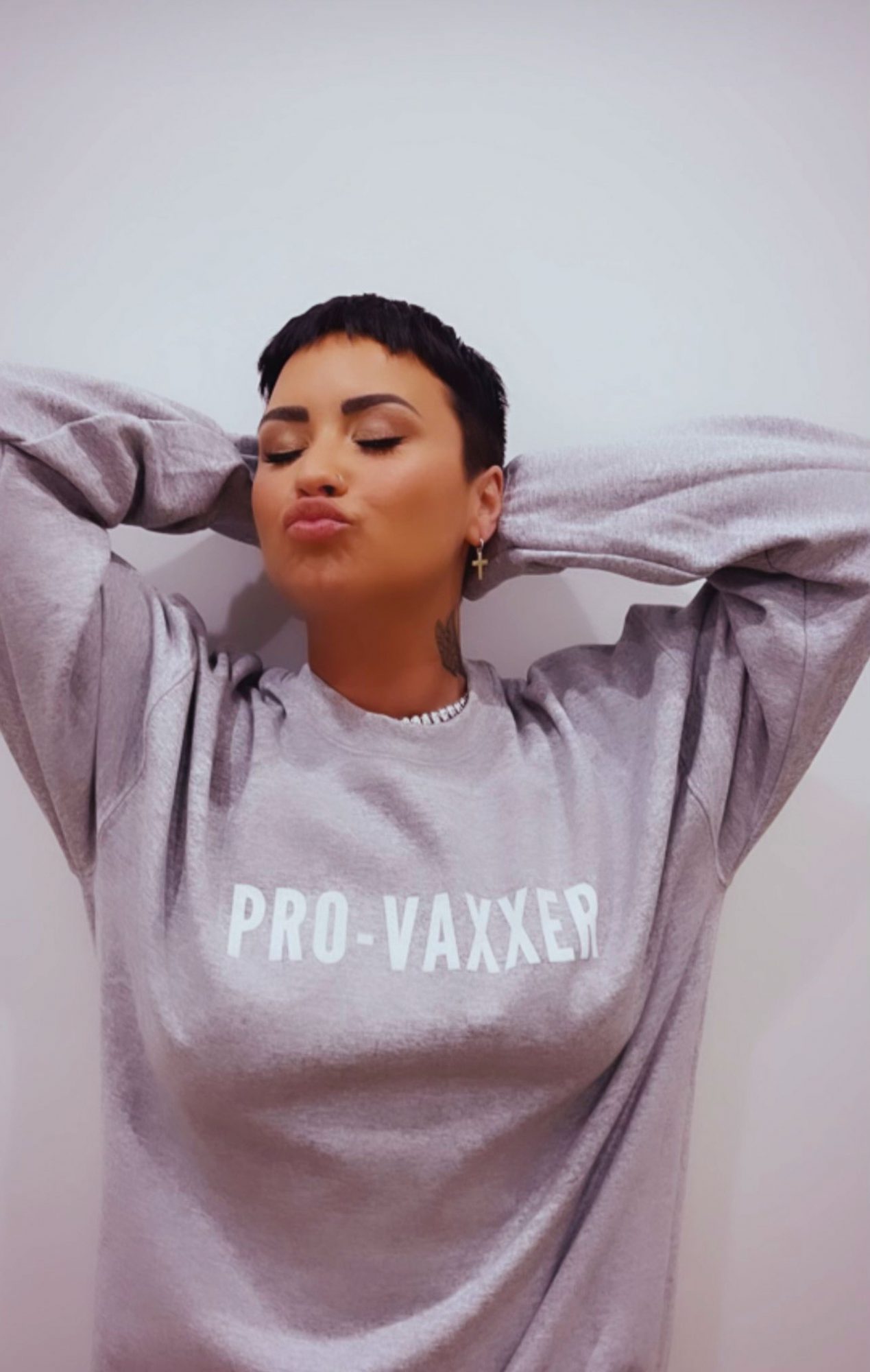 Demi Lovato Pro Vaxx Sweatshirt