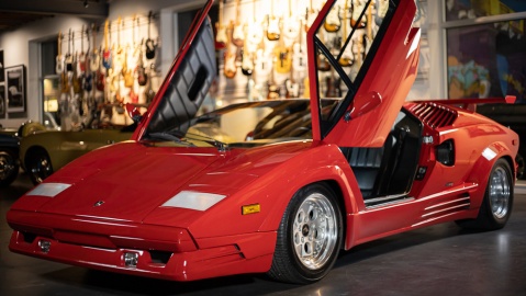 The 1989 Lamborghini Countach 25th Anniversary Edition being offered by Walt Grace Vintage.
