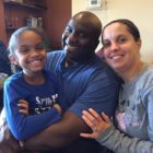 Omar and Mandy Connor pictured with their daughter.