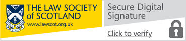 Law Society branded secure digital signature logo