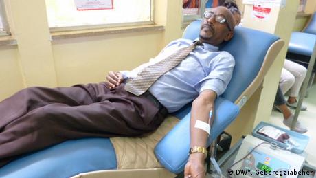 Äthiopien Addis Abeba Blutspende