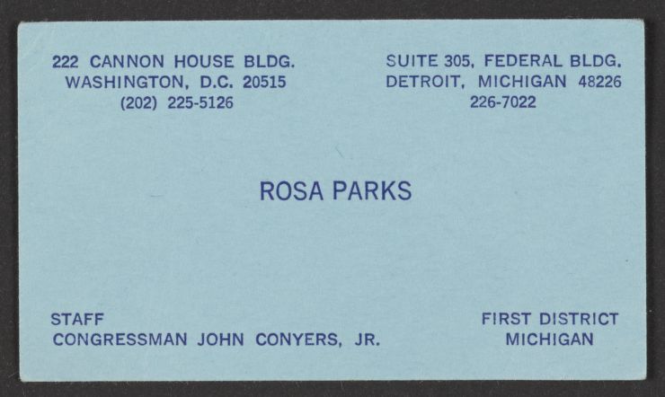 Parks Business Card